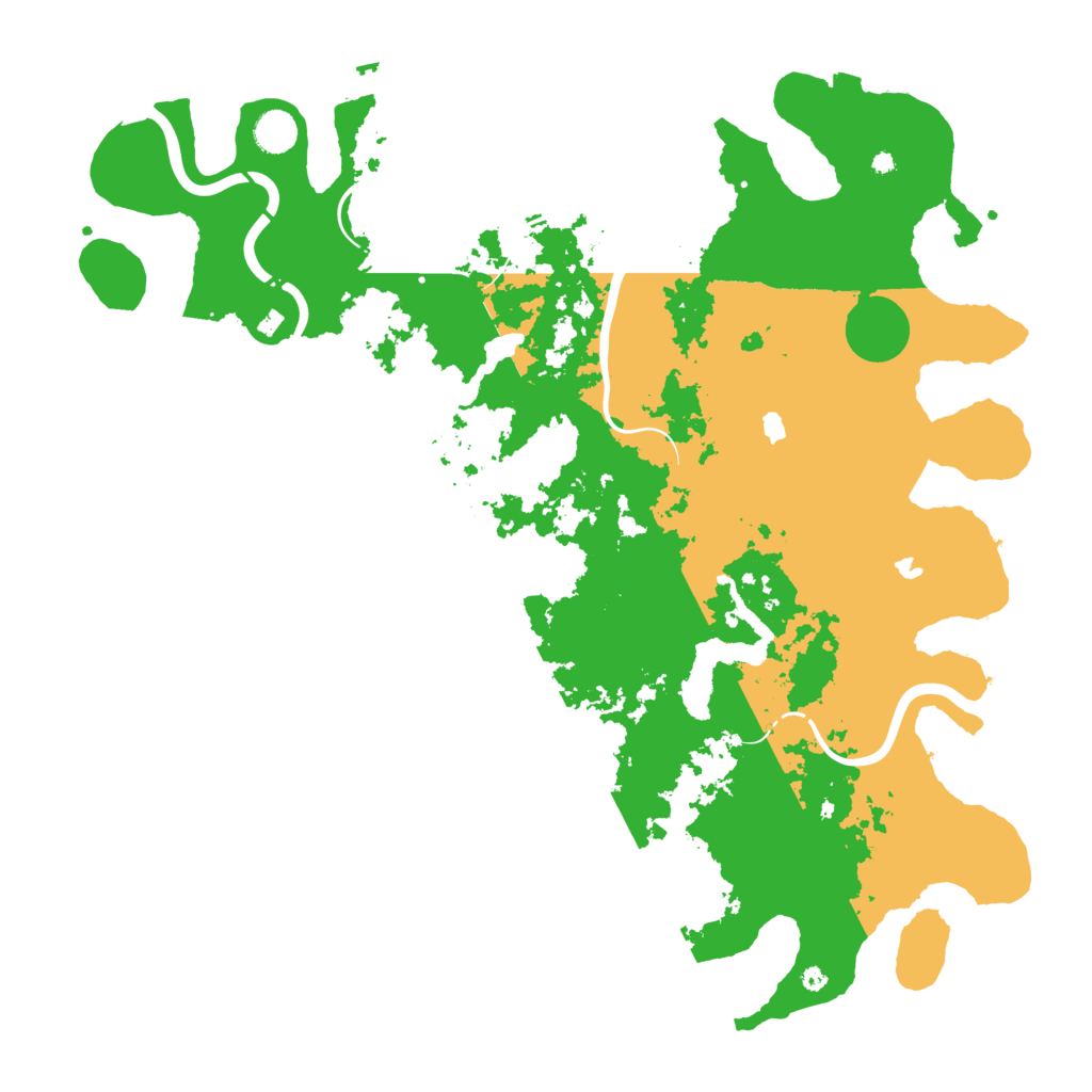 Biome Rust Map: Procedural Map, Size: 4500, Seed: 447163092