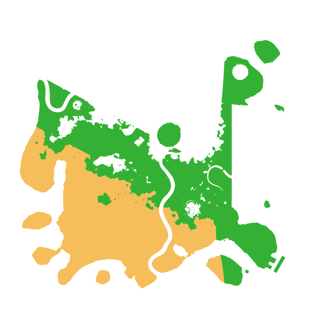 Biome Rust Map: Procedural Map, Size: 3500, Seed: 983656346