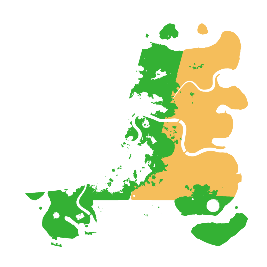 Biome Rust Map: Procedural Map, Size: 3650, Seed: 2092068745