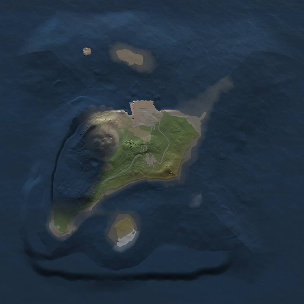 Rust Map: Procedural Map, Size: 1500, Seed: 758888281, 1 Monuments