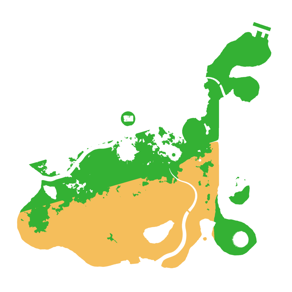 Biome Rust Map: Procedural Map, Size: 3250, Seed: 1959595