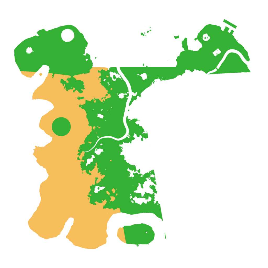 Biome Rust Map: Procedural Map, Size: 3750, Seed: 109565