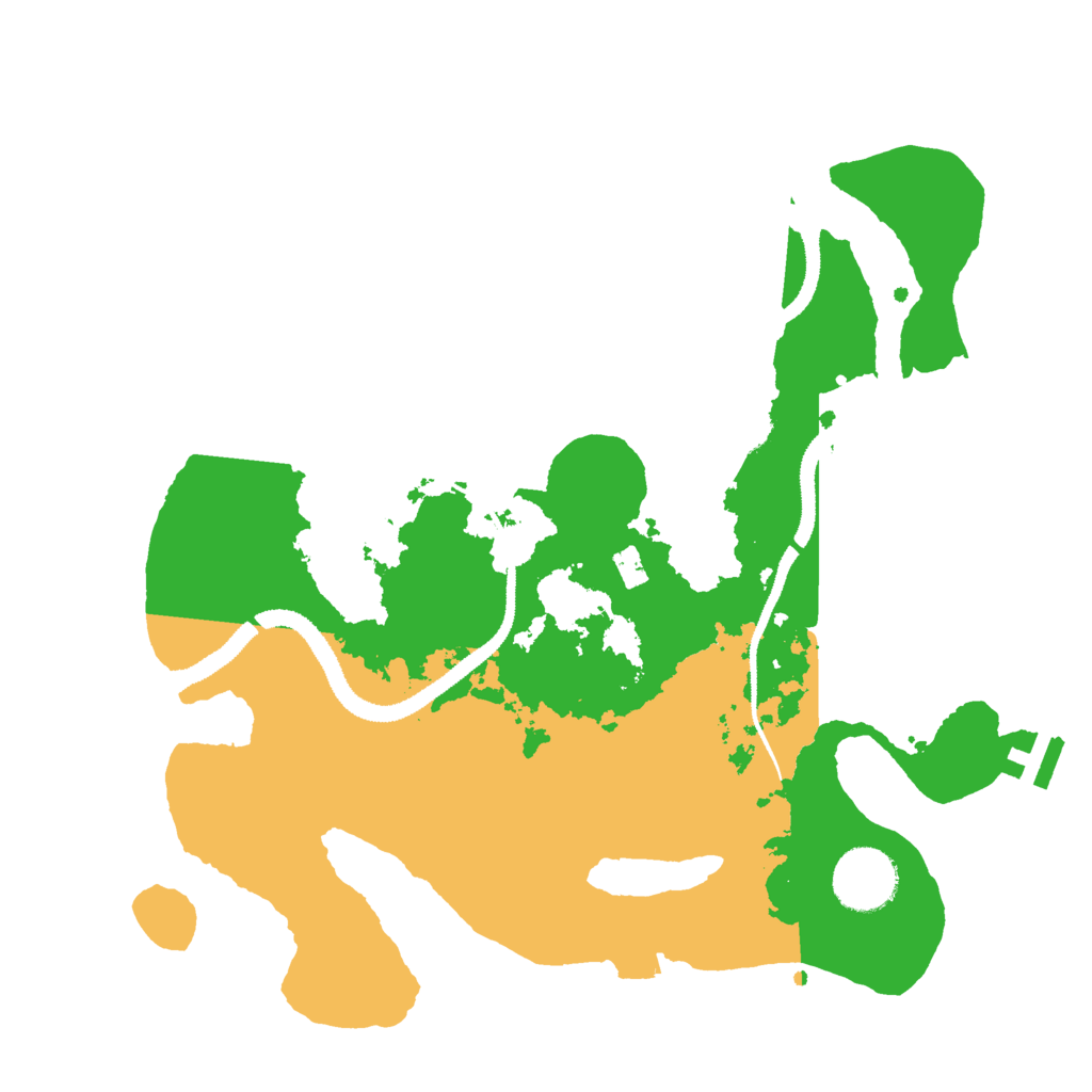 Biome Rust Map: Procedural Map, Size: 3000, Seed: 1140837632