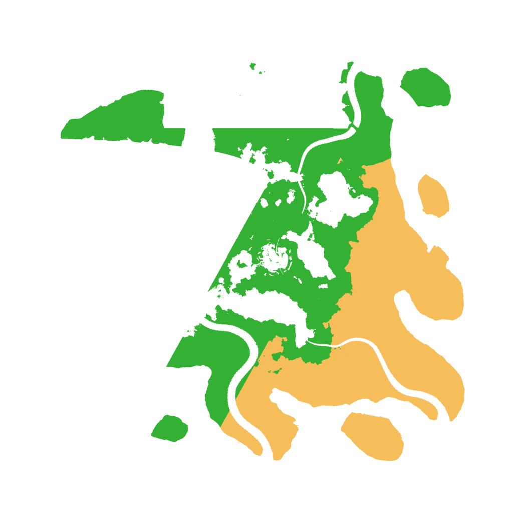 Biome Rust Map: Procedural Map, Size: 3000, Seed: 571658985