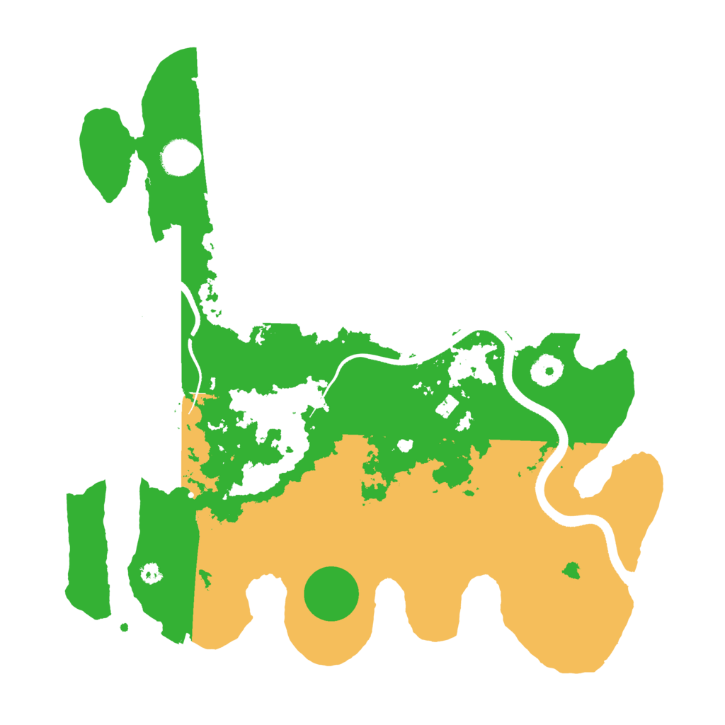 Biome Rust Map: Procedural Map, Size: 3500, Seed: 234495850