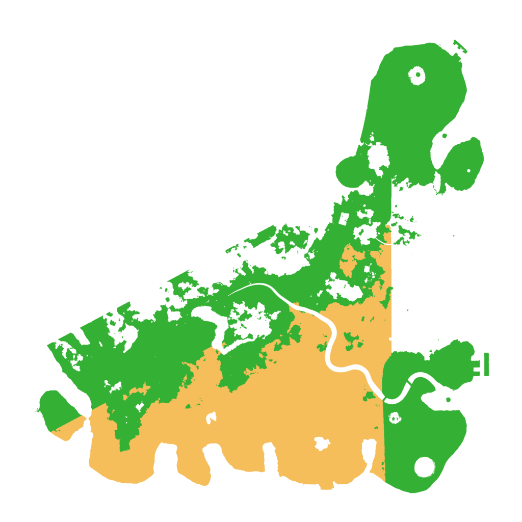 Biome Rust Map: Procedural Map, Size: 4500, Seed: 711024775