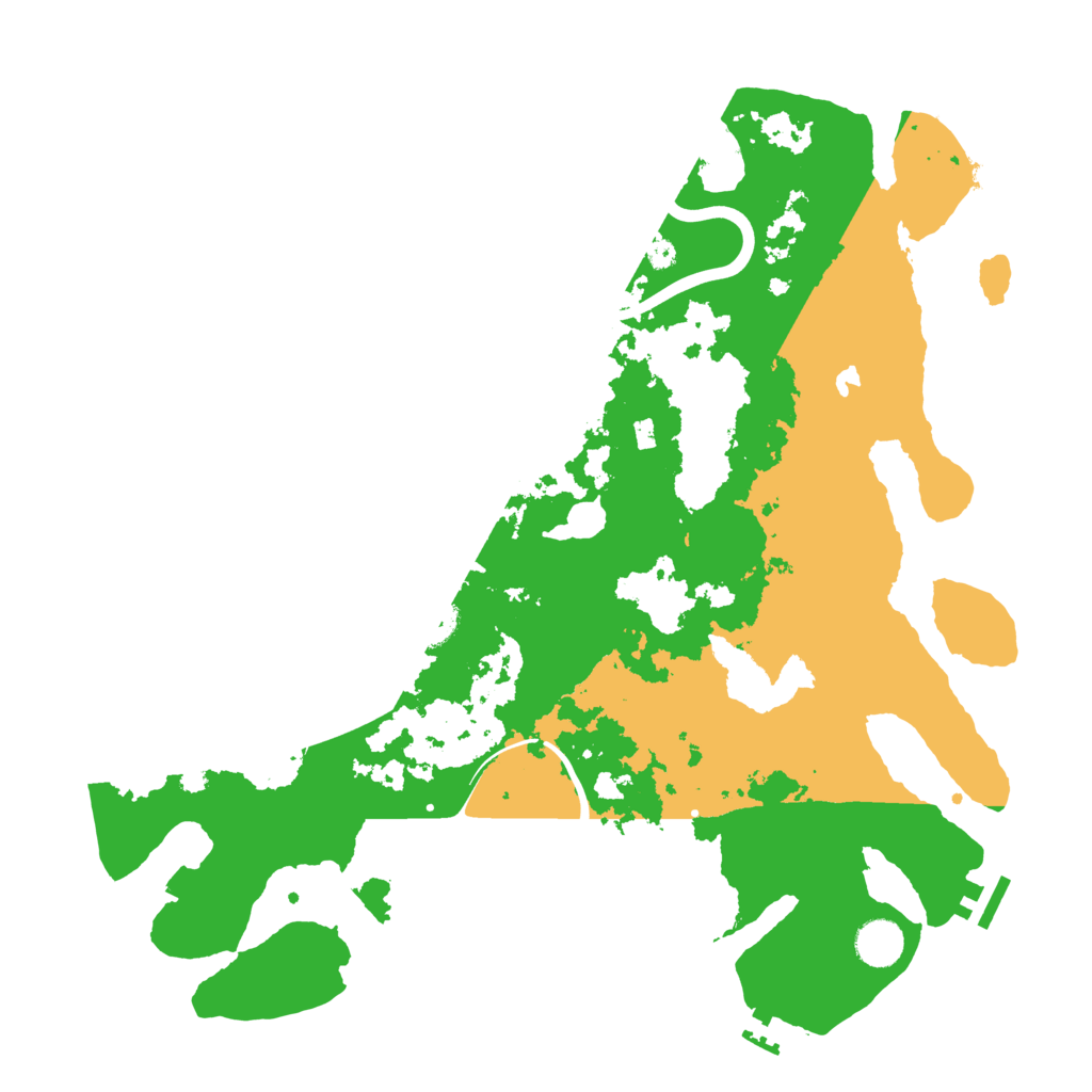 Biome Rust Map: Procedural Map, Size: 4000, Seed: 5094747