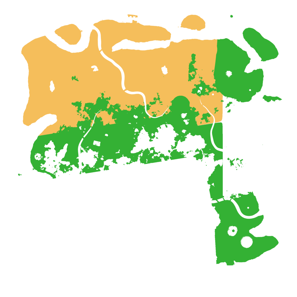 Biome Rust Map: Procedural Map, Size: 4500, Seed: 1119897908