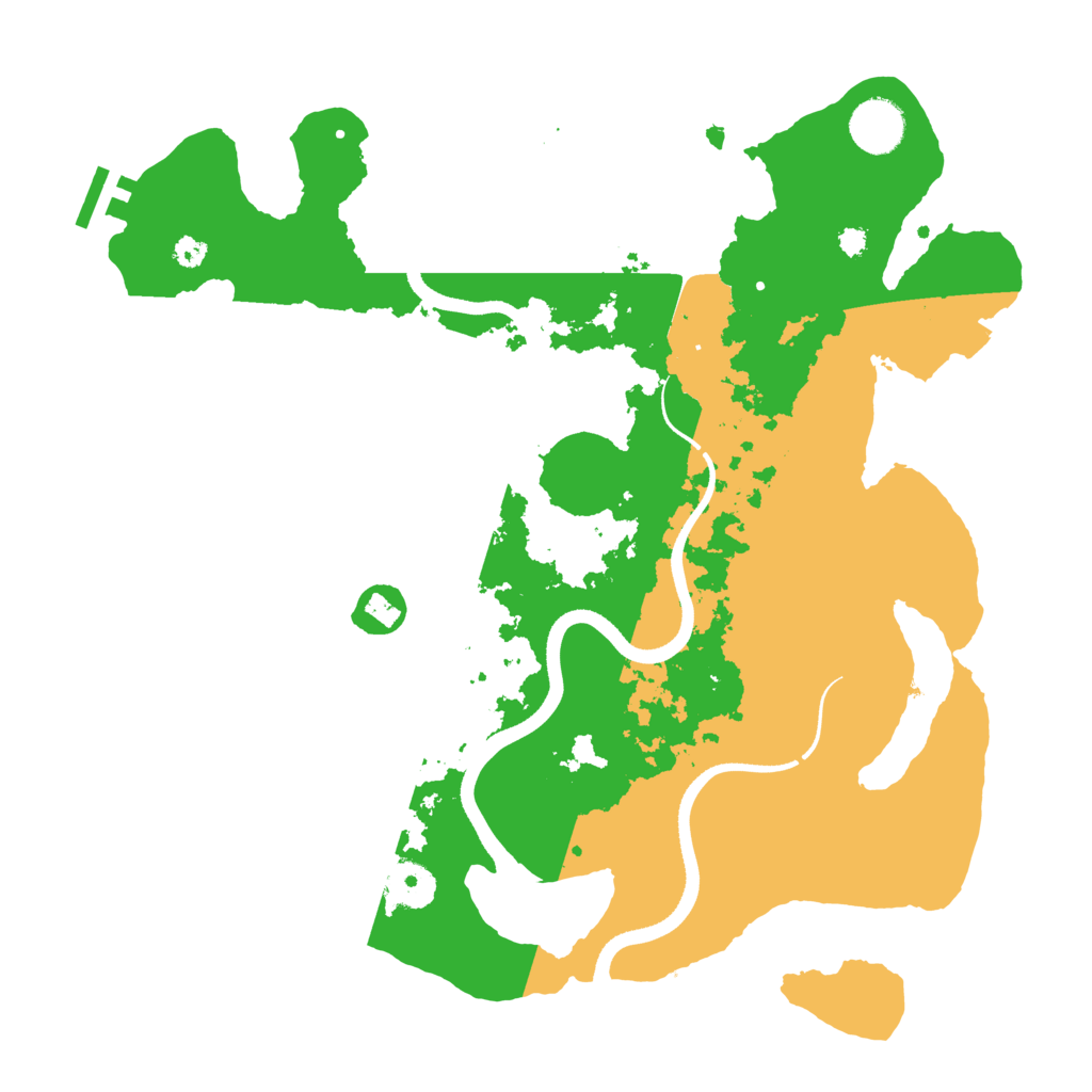 Biome Rust Map: Procedural Map, Size: 3500, Seed: 2059281037