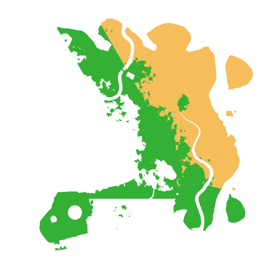 Biome Rust Map: Procedural Map, Size: 3500, Seed: 108544243