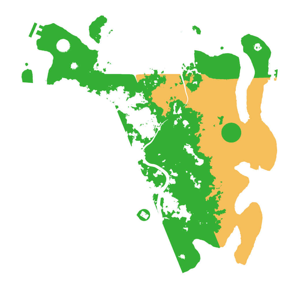 Biome Rust Map: Procedural Map, Size: 3950, Seed: 397836598