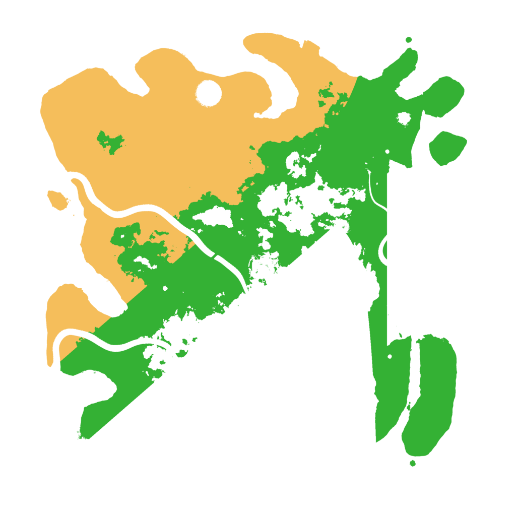 Biome Rust Map: Procedural Map, Size: 3500, Seed: 87911700