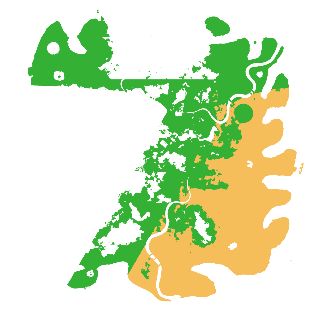 Biome Rust Map: Procedural Map, Size: 4500, Seed: 759966