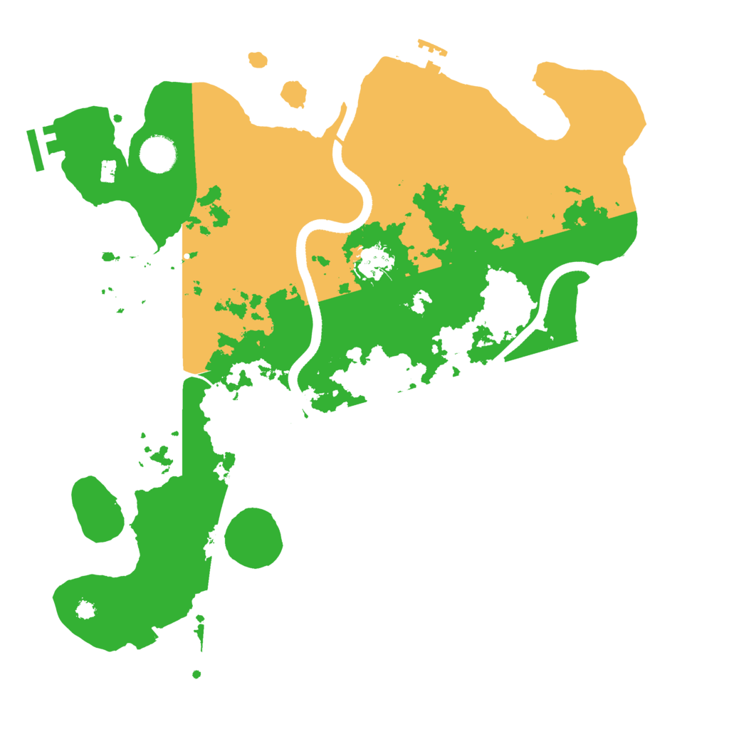 Biome Rust Map: Procedural Map, Size: 3500, Seed: 169222184
