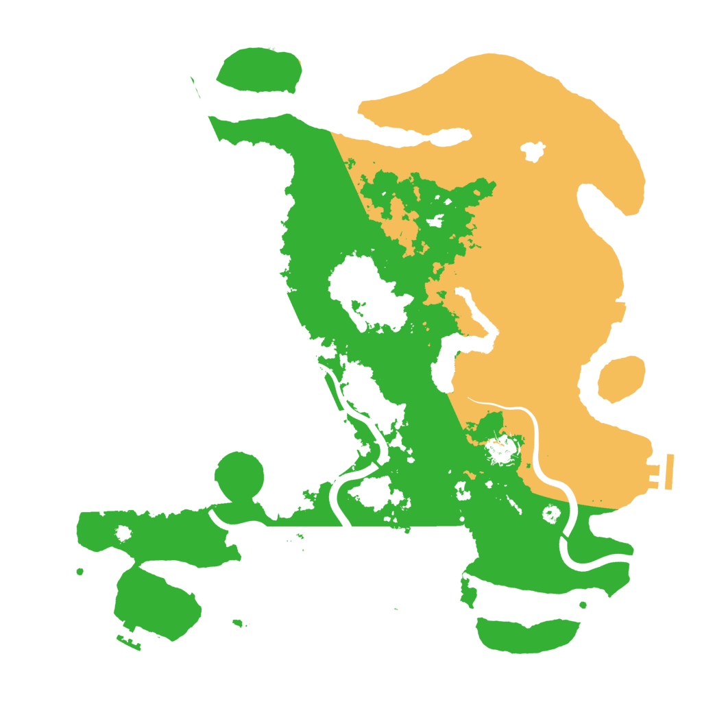 Biome Rust Map: Procedural Map, Size: 4000, Seed: 1623090025