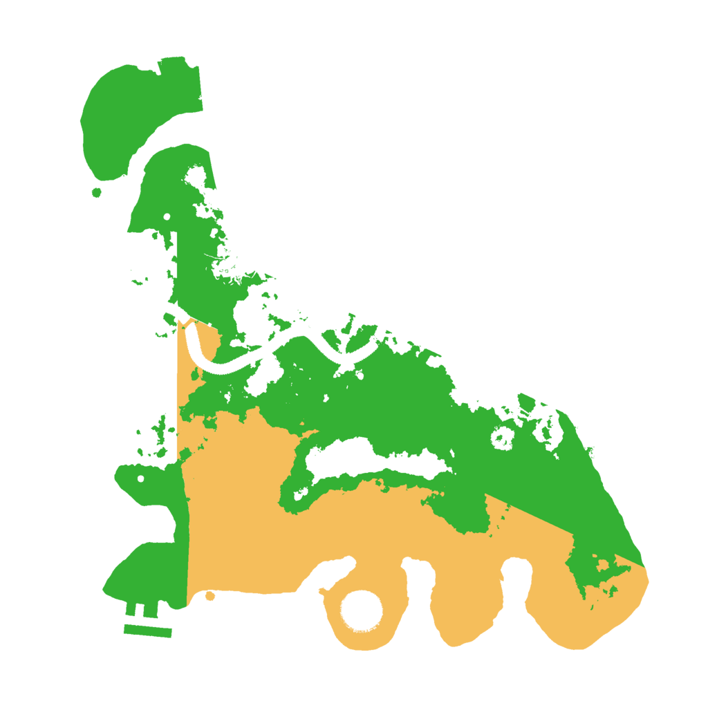 Biome Rust Map: Procedural Map, Size: 3000, Seed: 139496792