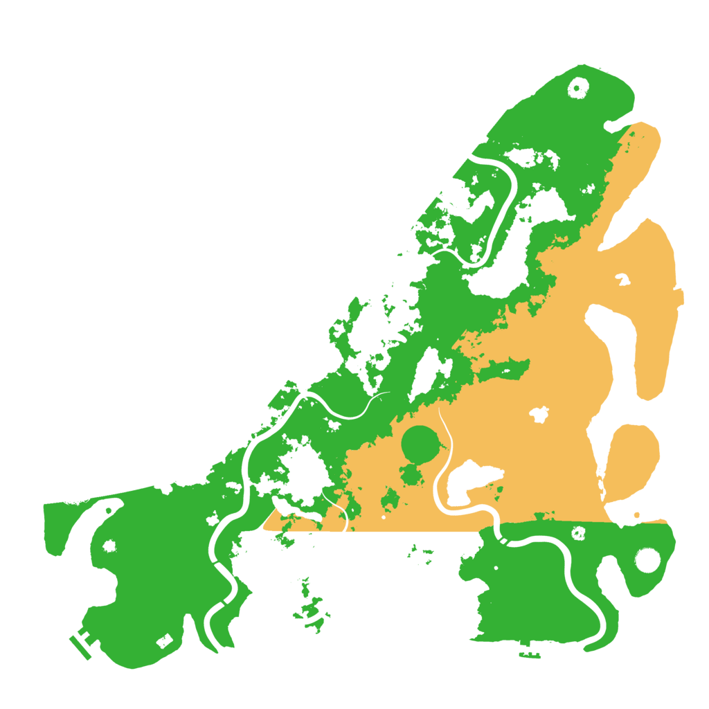 Biome Rust Map: Procedural Map, Size: 5000, Seed: 1923598