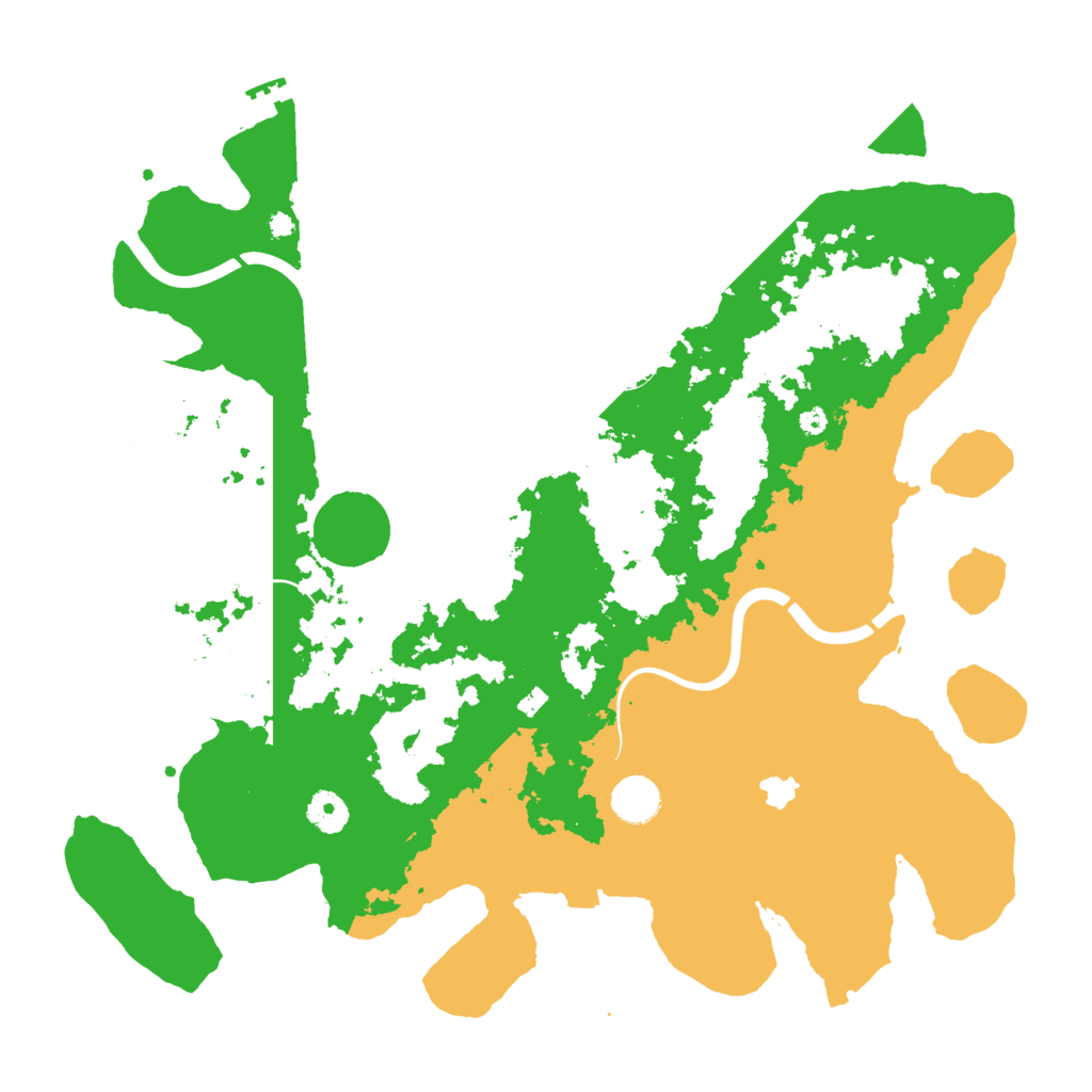 Biome Rust Map: Procedural Map, Size: 4000, Seed: 72088601