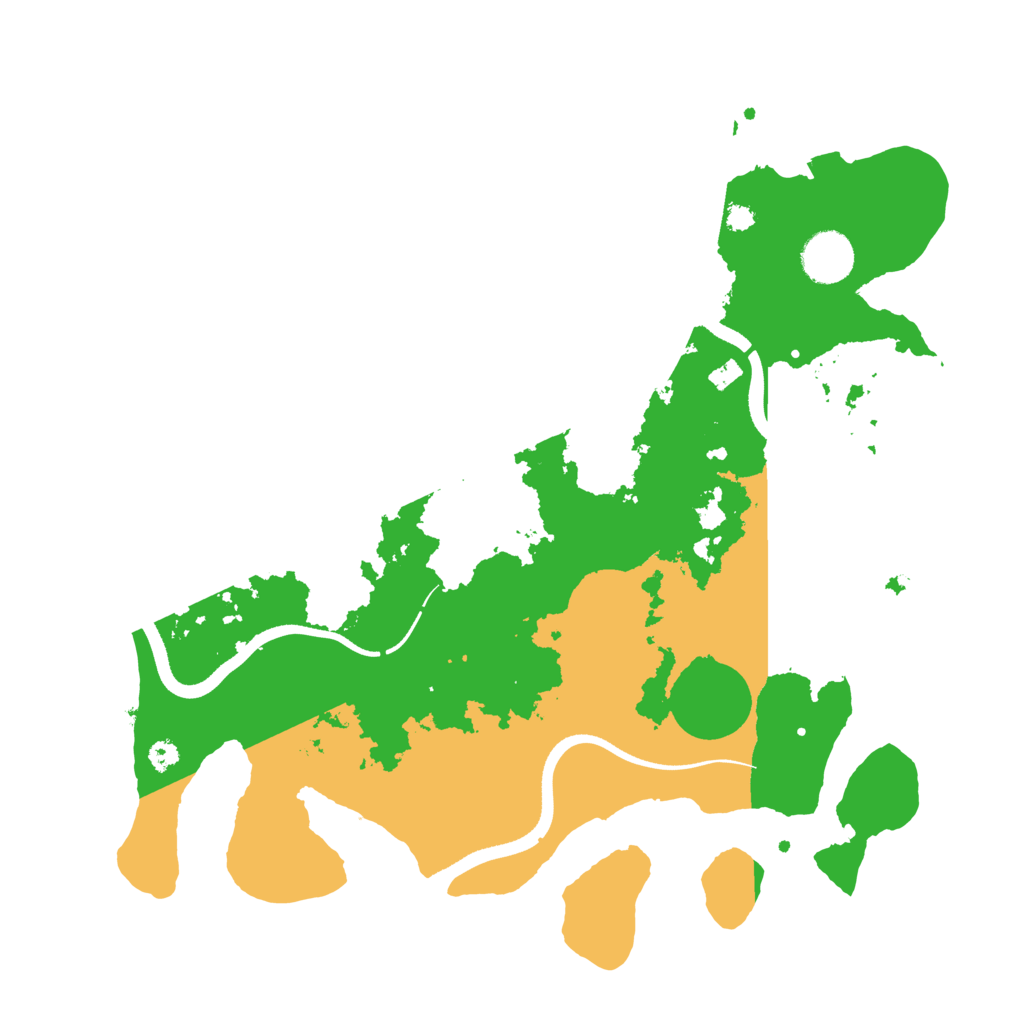 Biome Rust Map: Procedural Map, Size: 3500, Seed: 1402943317