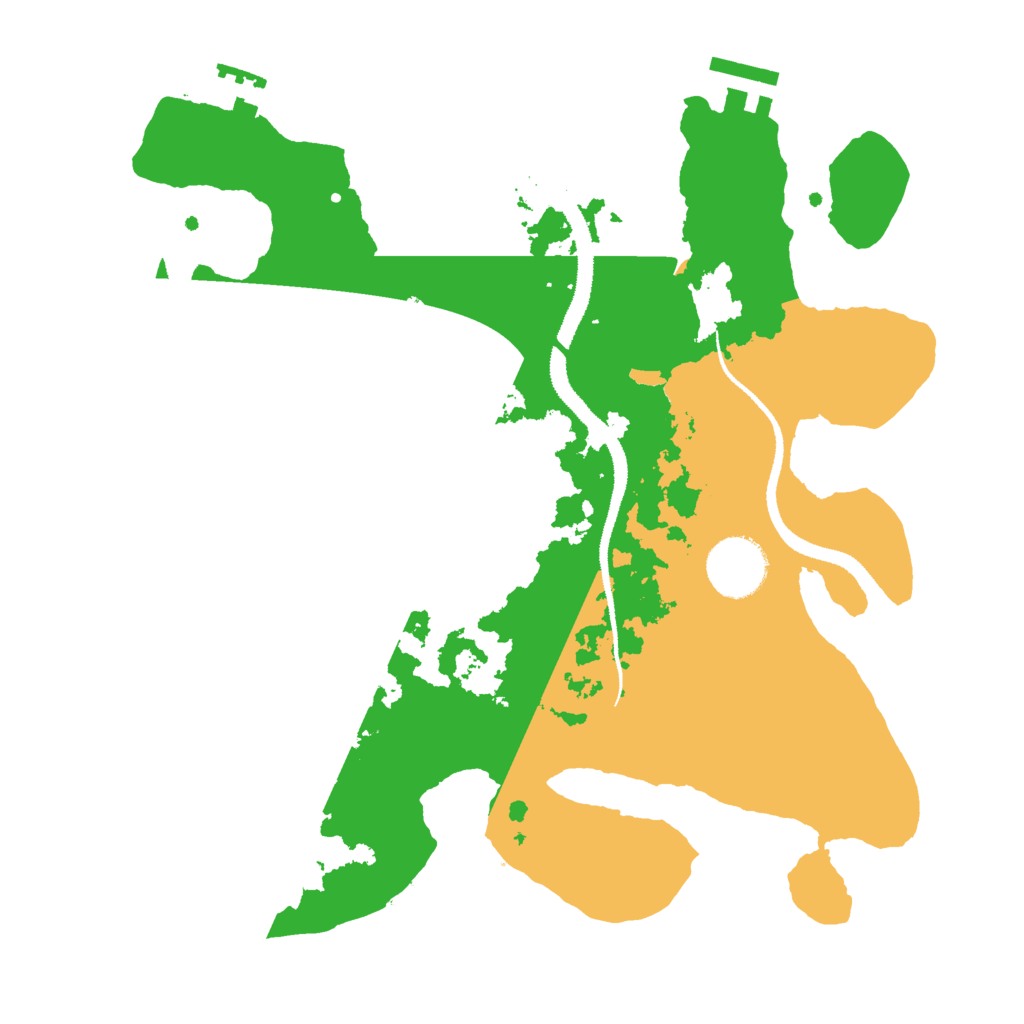 Biome Rust Map: Procedural Map, Size: 3000, Seed: 27368