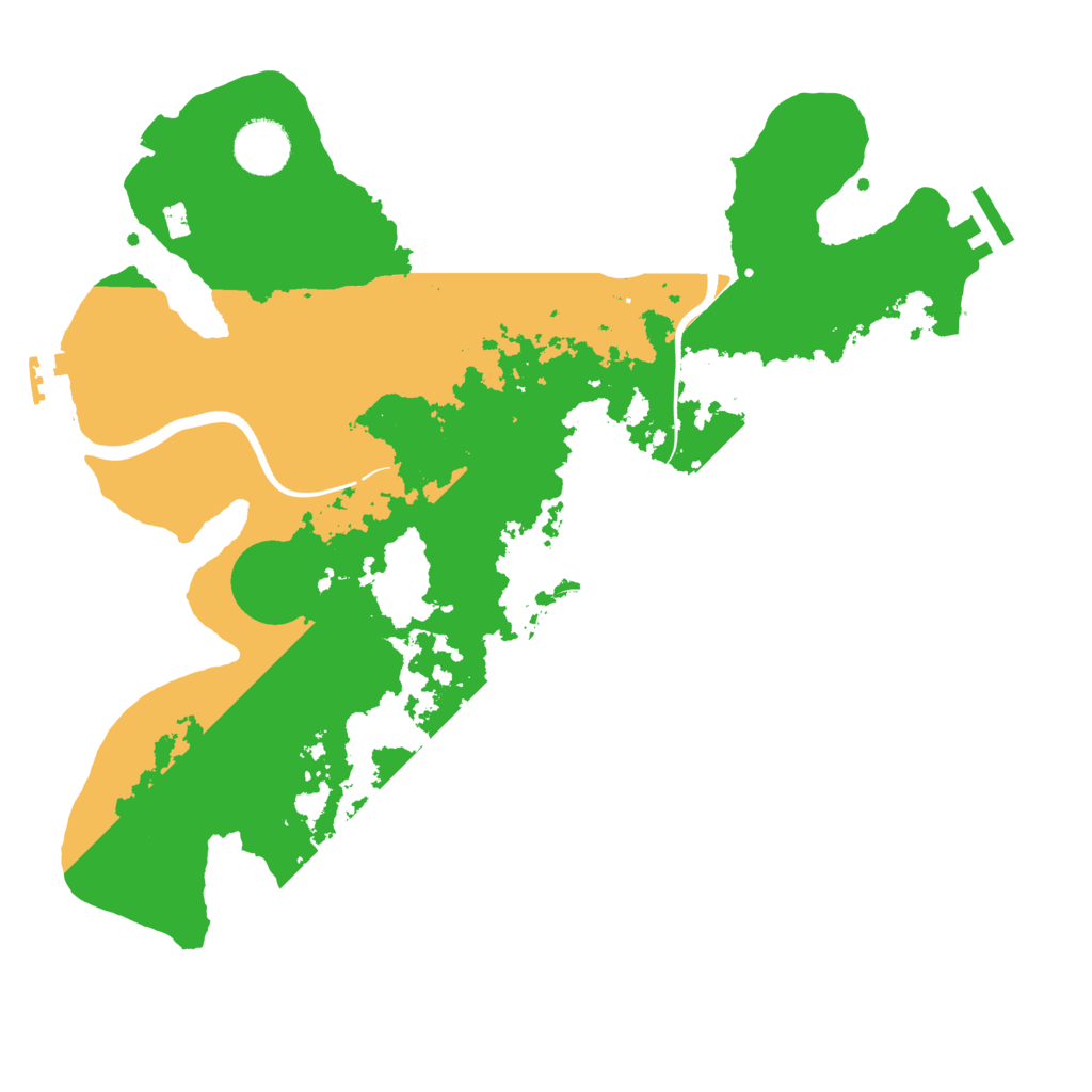 Biome Rust Map: Procedural Map, Size: 3500, Seed: 1007724098