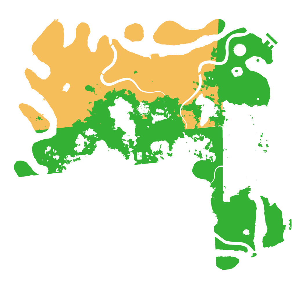 Biome Rust Map: Procedural Map, Size: 4250, Seed: 31994435