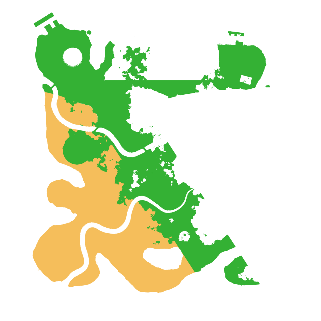 Biome Rust Map: Procedural Map, Size: 3000, Seed: 676769
