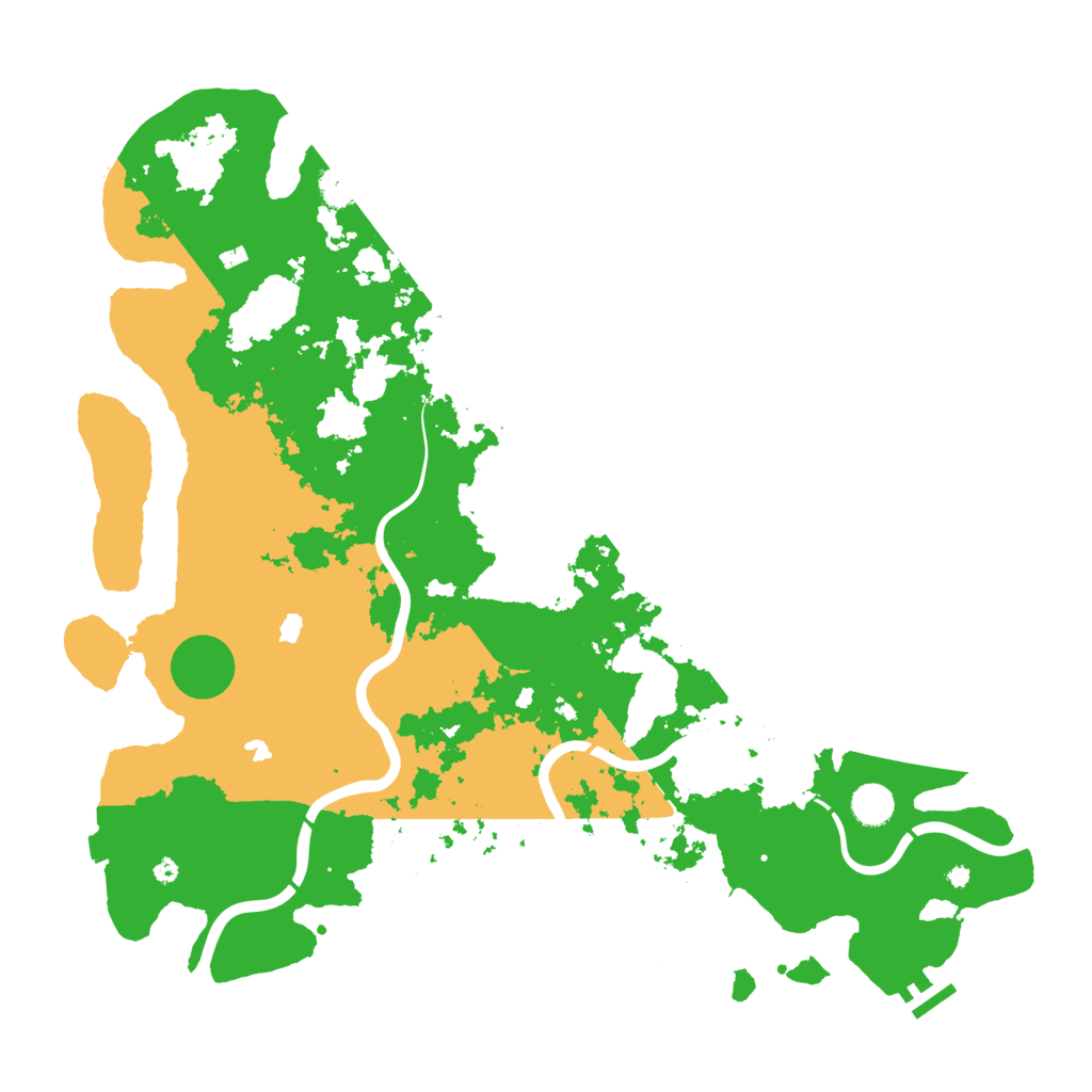 Biome Rust Map: Procedural Map, Size: 4500, Seed: 909120661