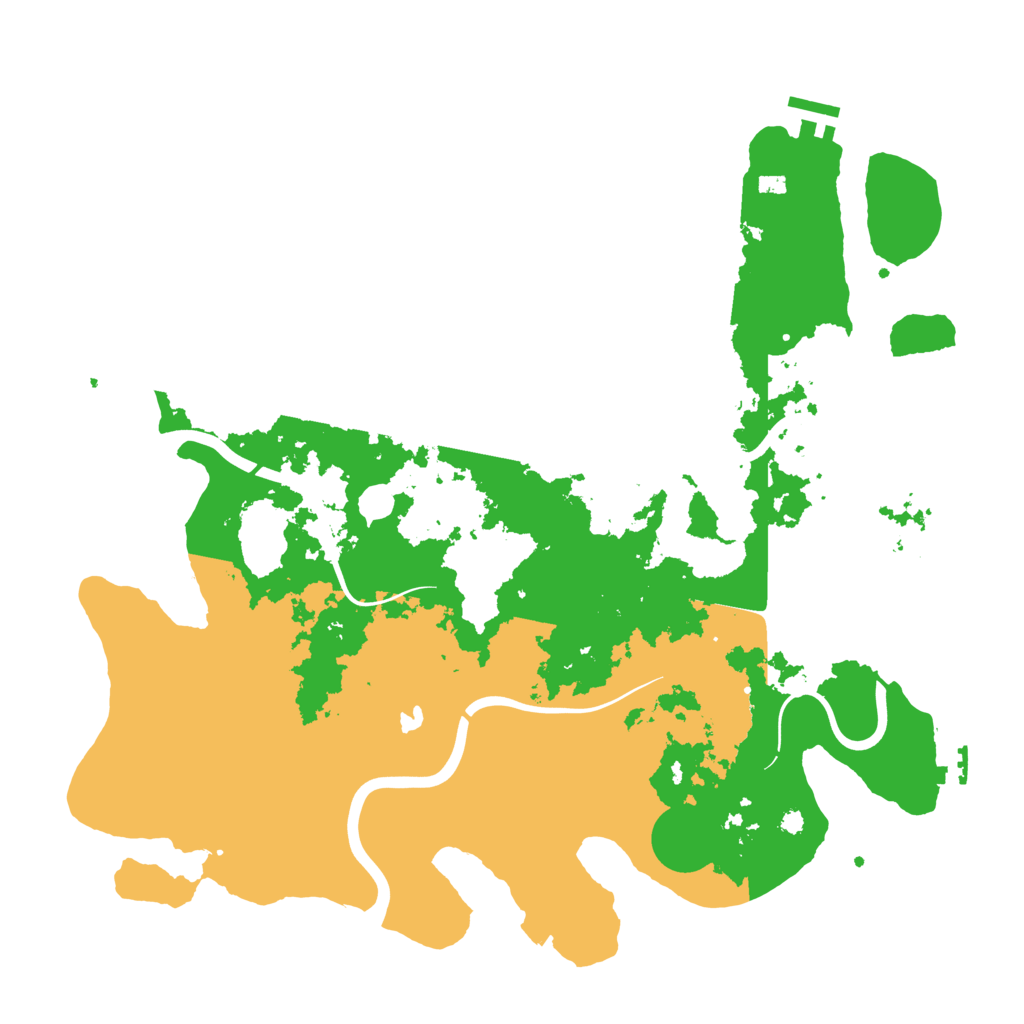 Biome Rust Map: Procedural Map, Size: 4000, Seed: 1002107227