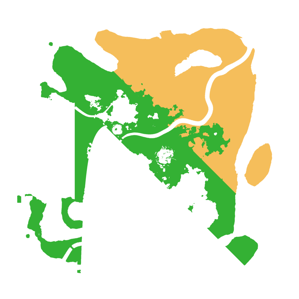 Biome Rust Map: Procedural Map, Size: 3000, Seed: 94590