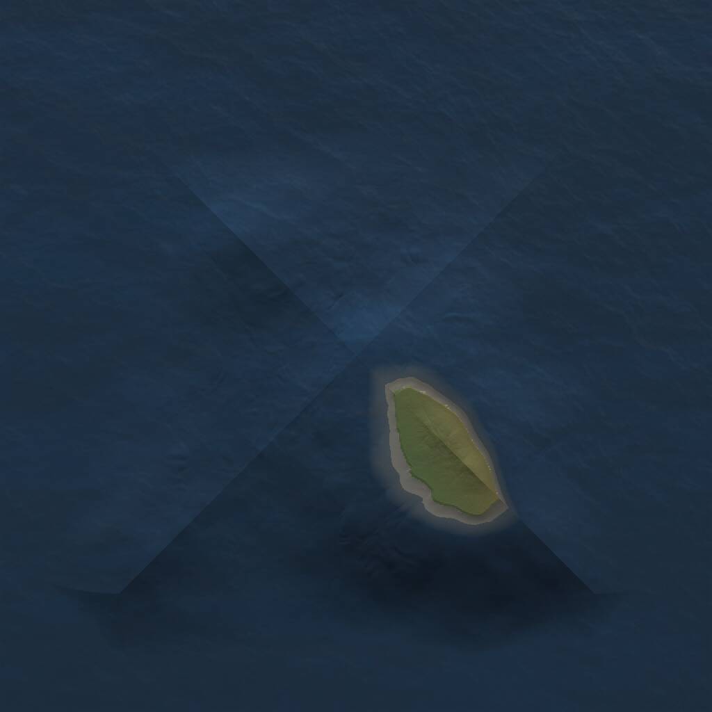 Rust Map: Procedural Map, Size: 1000, Seed: 303766068, 1 Monuments