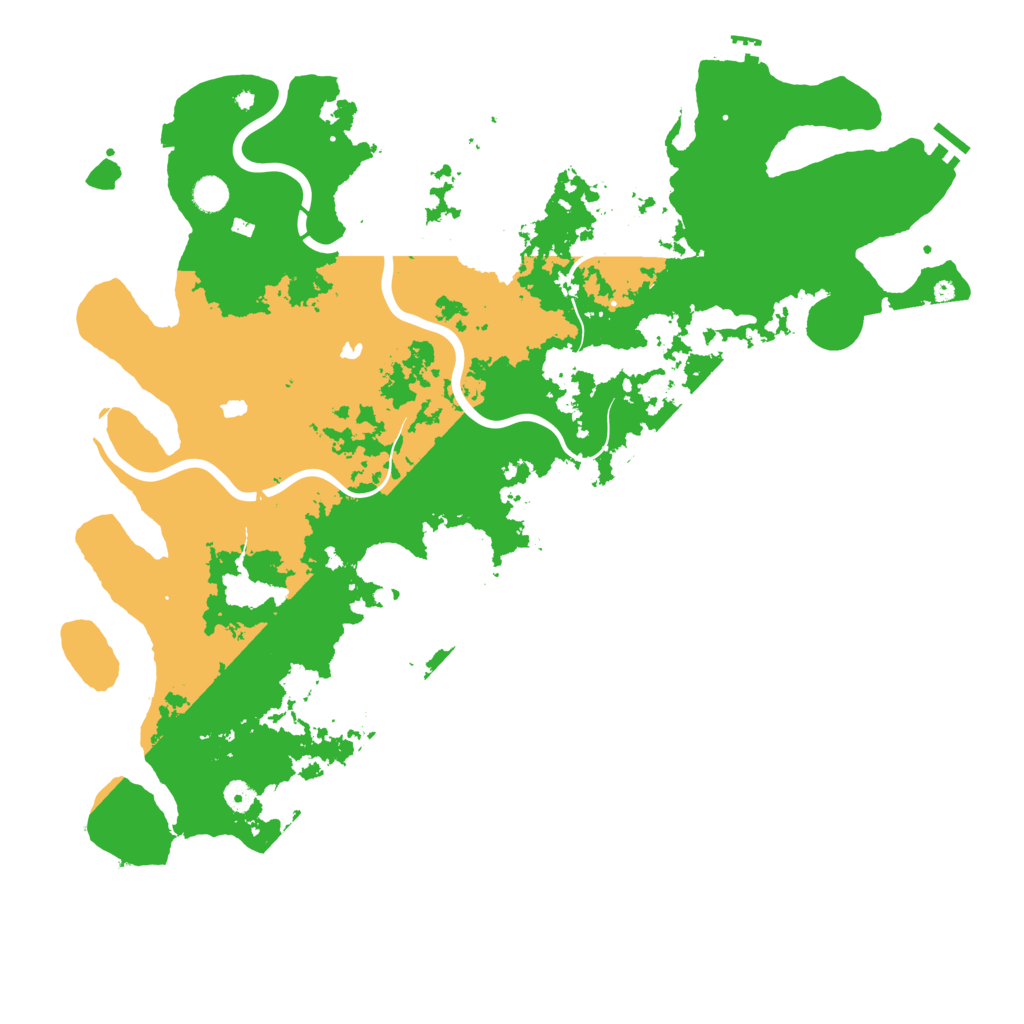 Biome Rust Map: Procedural Map, Size: 5000, Seed: 263463782