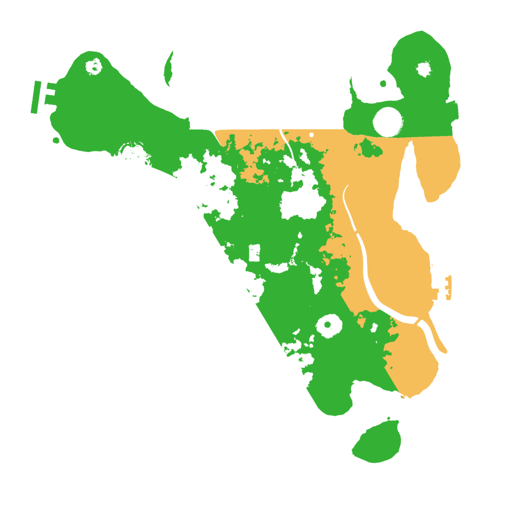 Biome Rust Map: Procedural Map, Size: 3200, Seed: 1978900235