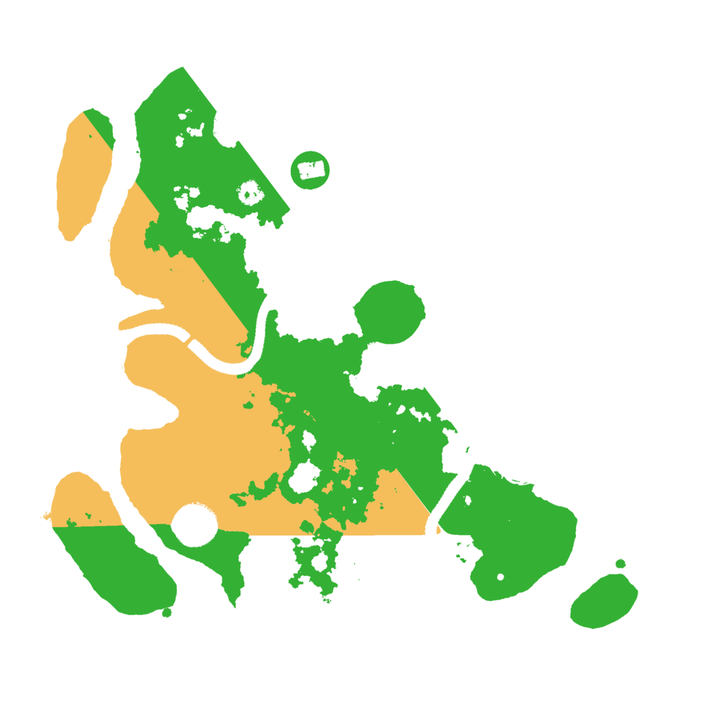 Biome Rust Map: Procedural Map, Size: 3000, Seed: 1412347486