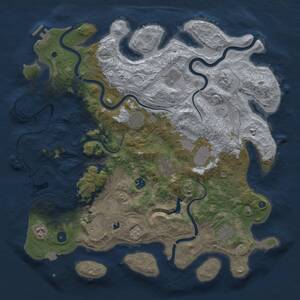 Thumbnail Rust Map: Procedural Map, Size: 4250, Seed: 1637770929, 16 Monuments