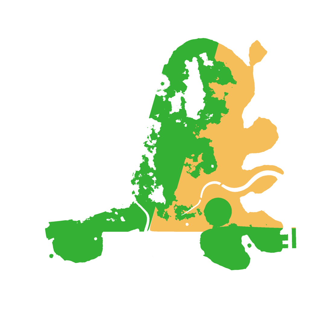 Biome Rust Map: Procedural Map, Size: 3000, Seed: 24430901