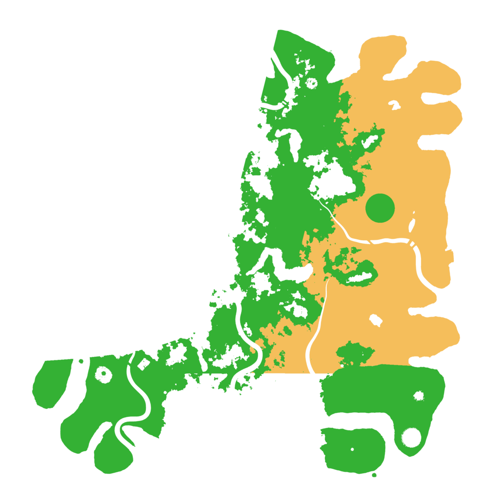 Biome Rust Map: Procedural Map, Size: 4500, Seed: 281