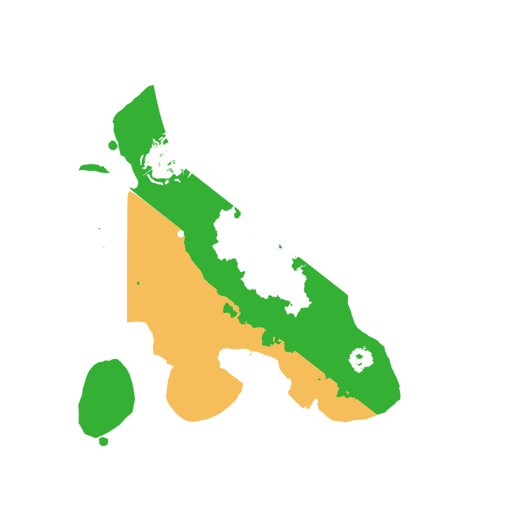 Biome Rust Map: Procedural Map, Size: 2200, Seed: 1384857437