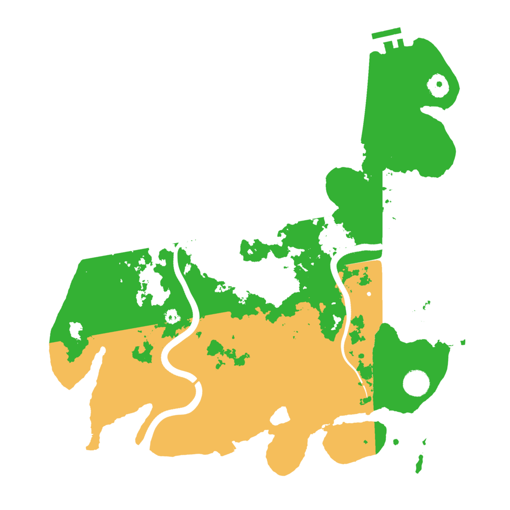 Biome Rust Map: Procedural Map, Size: 3500, Seed: 1643512550