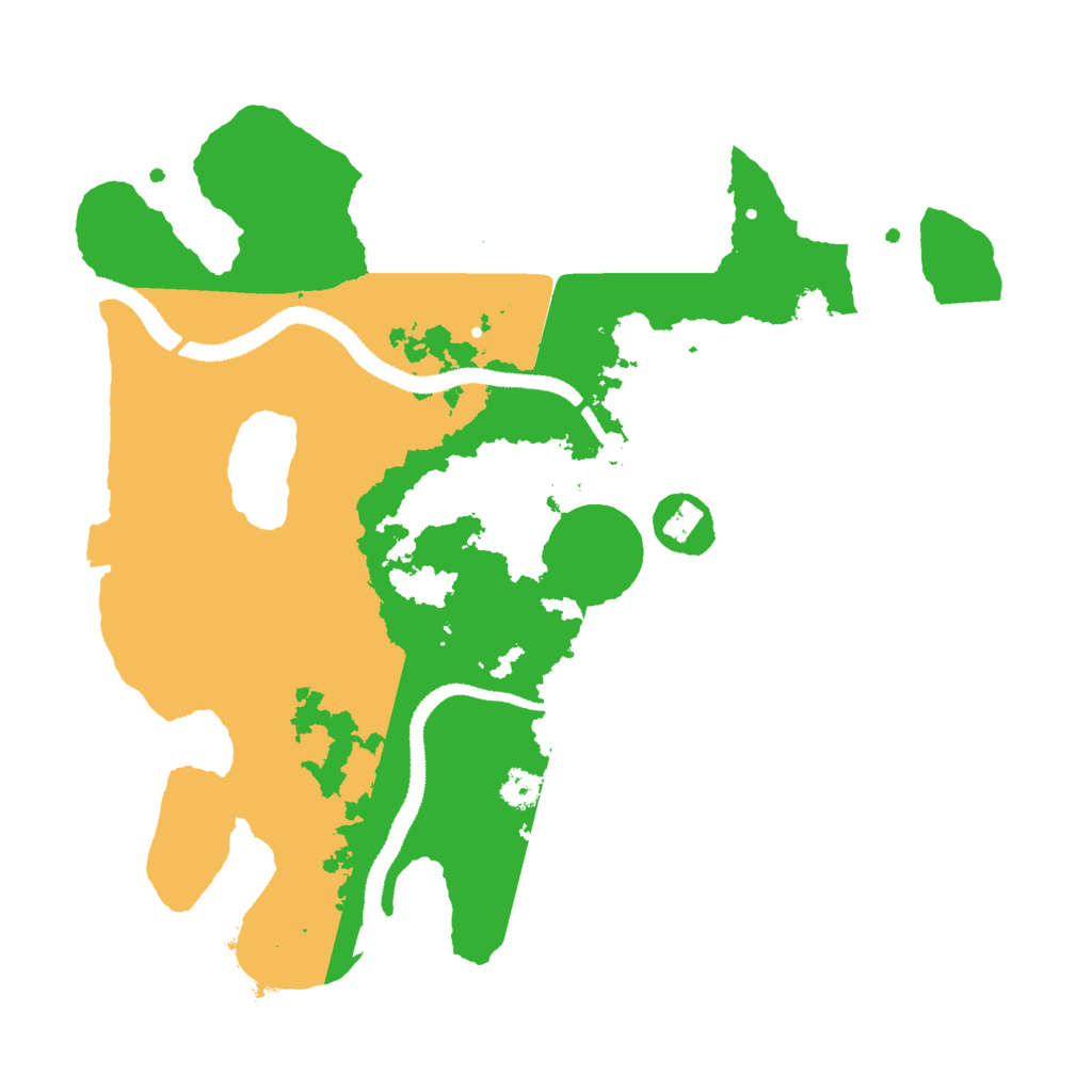 Biome Rust Map: Procedural Map, Size: 3000, Seed: 1299875900