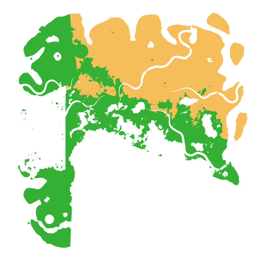 Biome Rust Map: Procedural Map, Size: 5000, Seed: 549861190