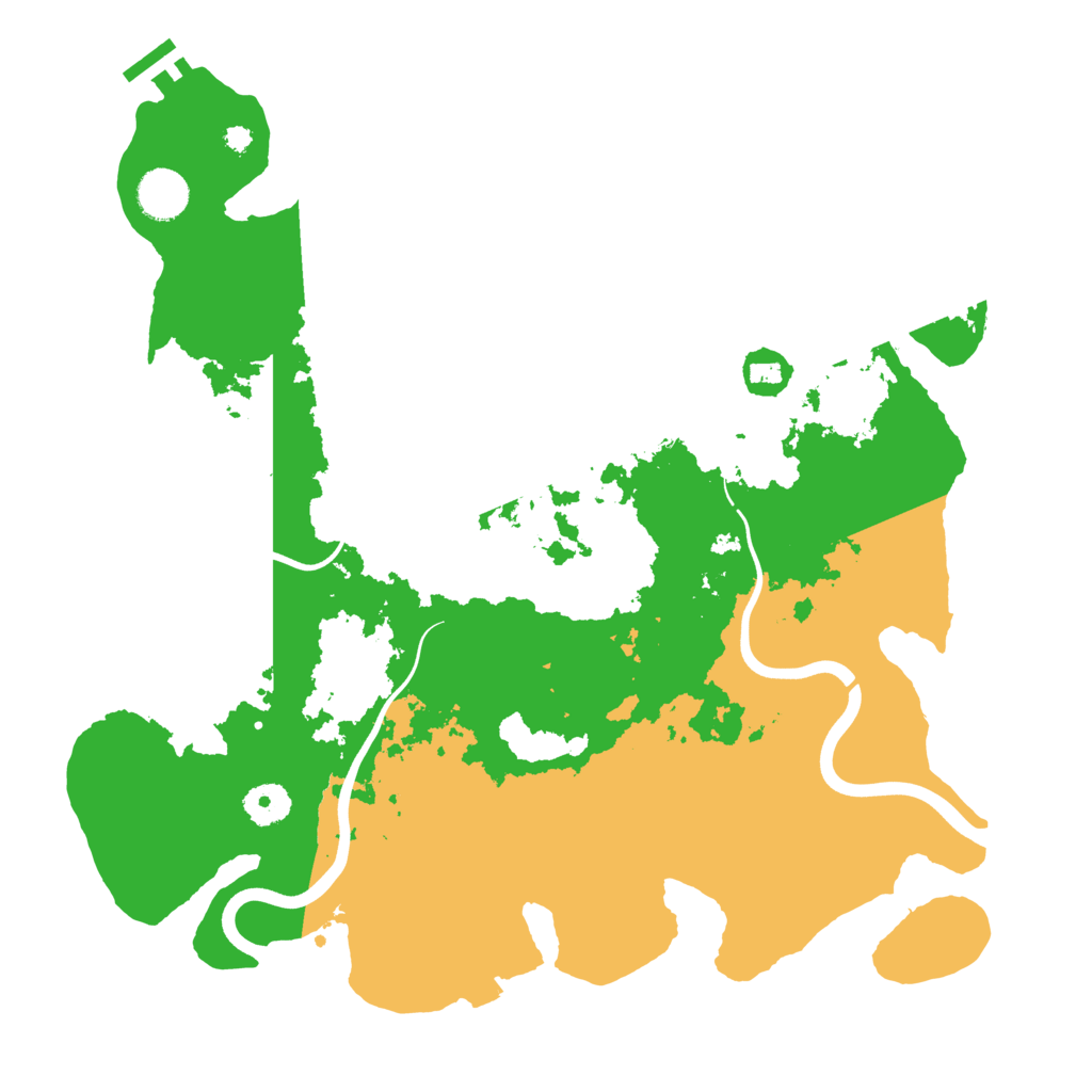 Biome Rust Map: Procedural Map, Size: 3750, Seed: 162271664