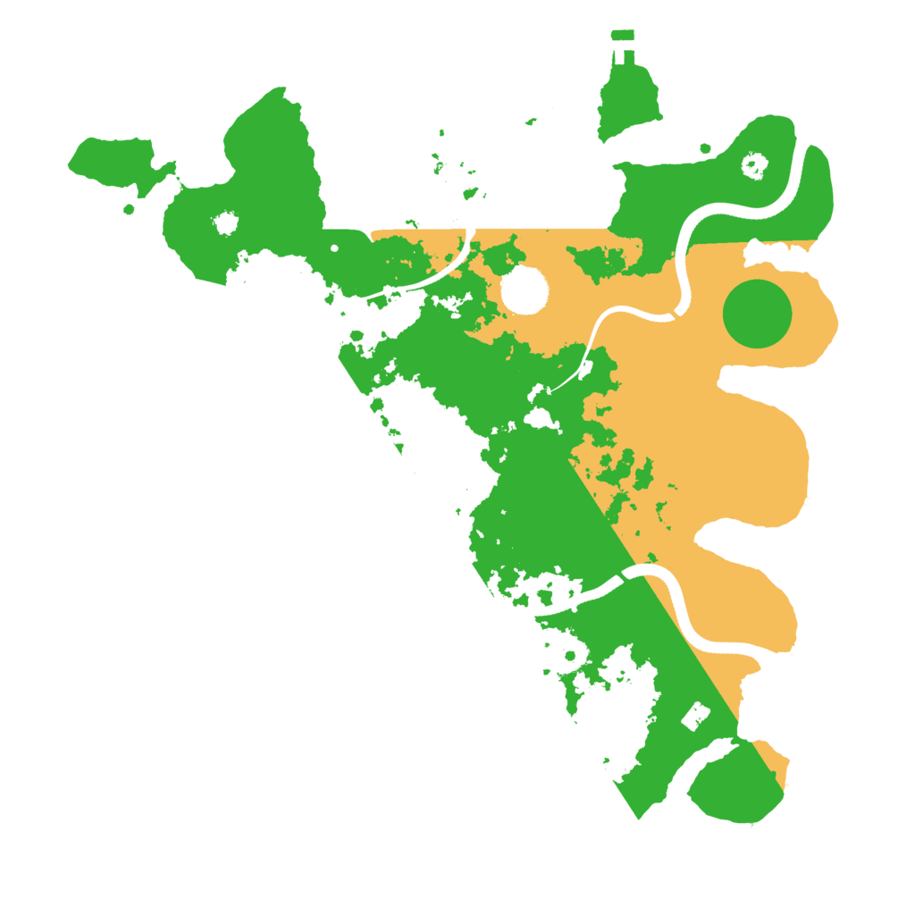 Biome Rust Map: Procedural Map, Size: 3500, Seed: 19572363