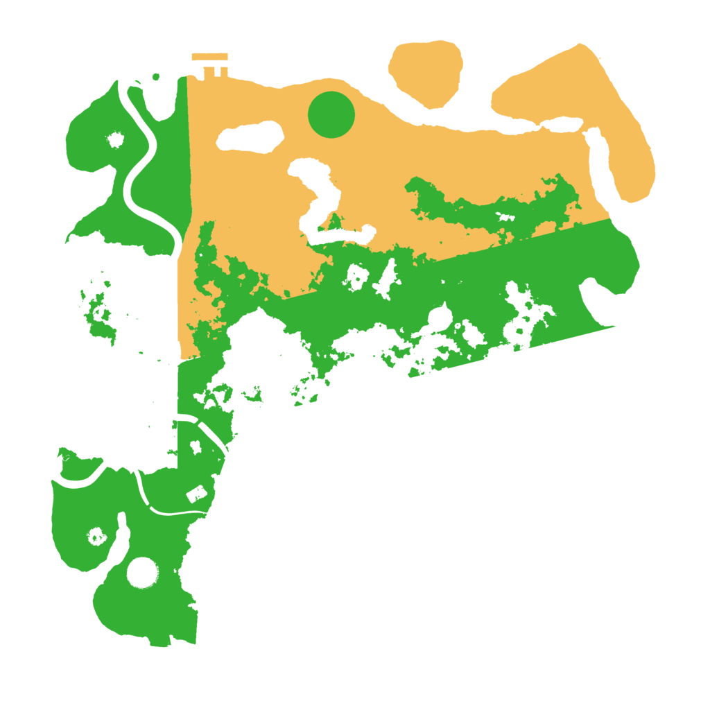 Biome Rust Map: Procedural Map, Size: 4000, Seed: 21204