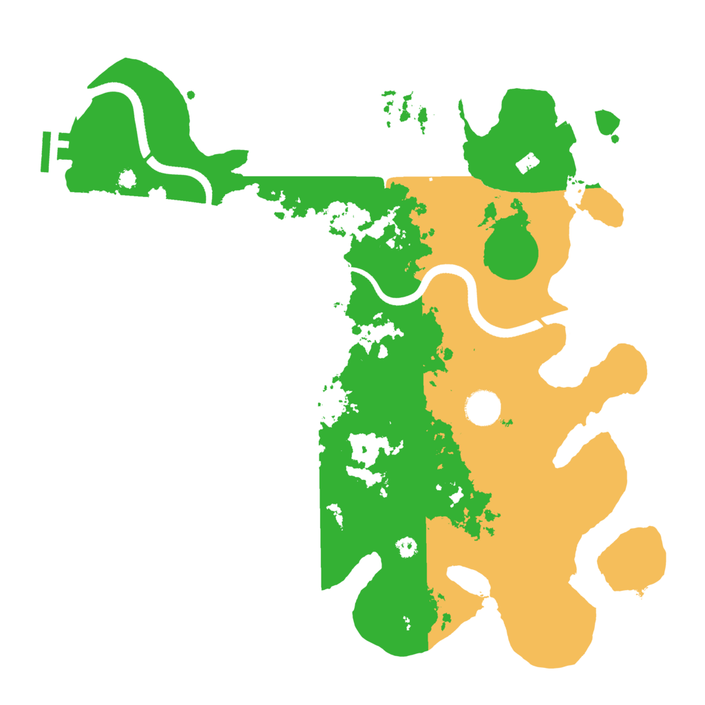 Biome Rust Map: Procedural Map, Size: 3500, Seed: 34562