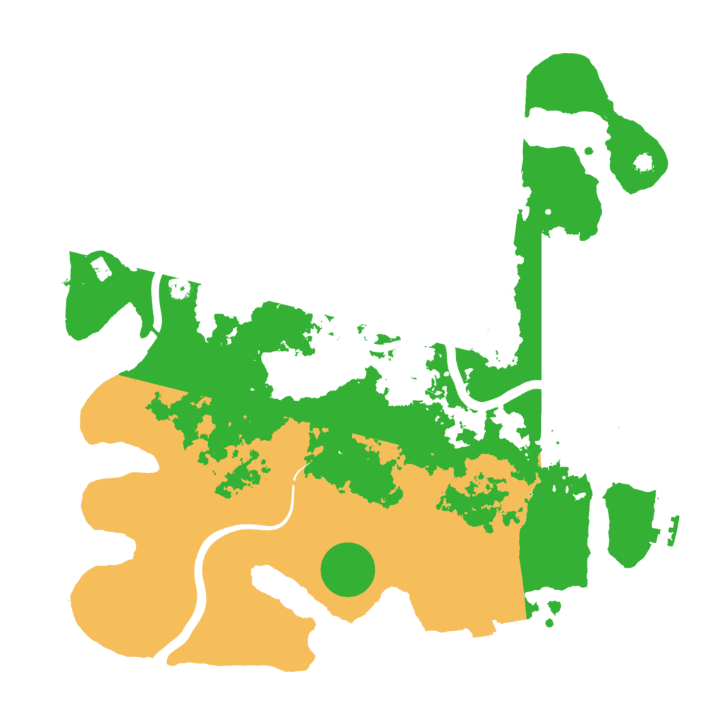 Biome Rust Map: Procedural Map, Size: 3500, Seed: 1898826332