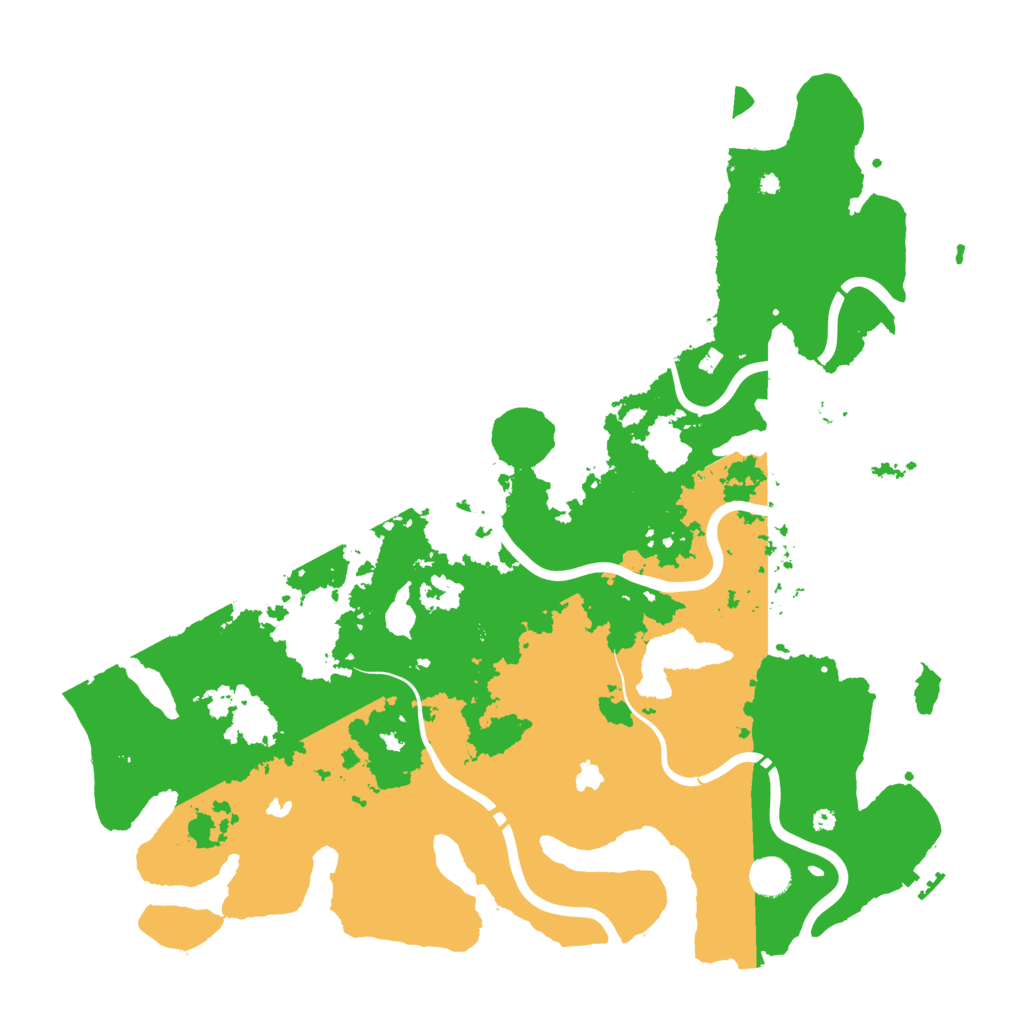 Biome Rust Map: Procedural Map, Size: 4500, Seed: 1598216718