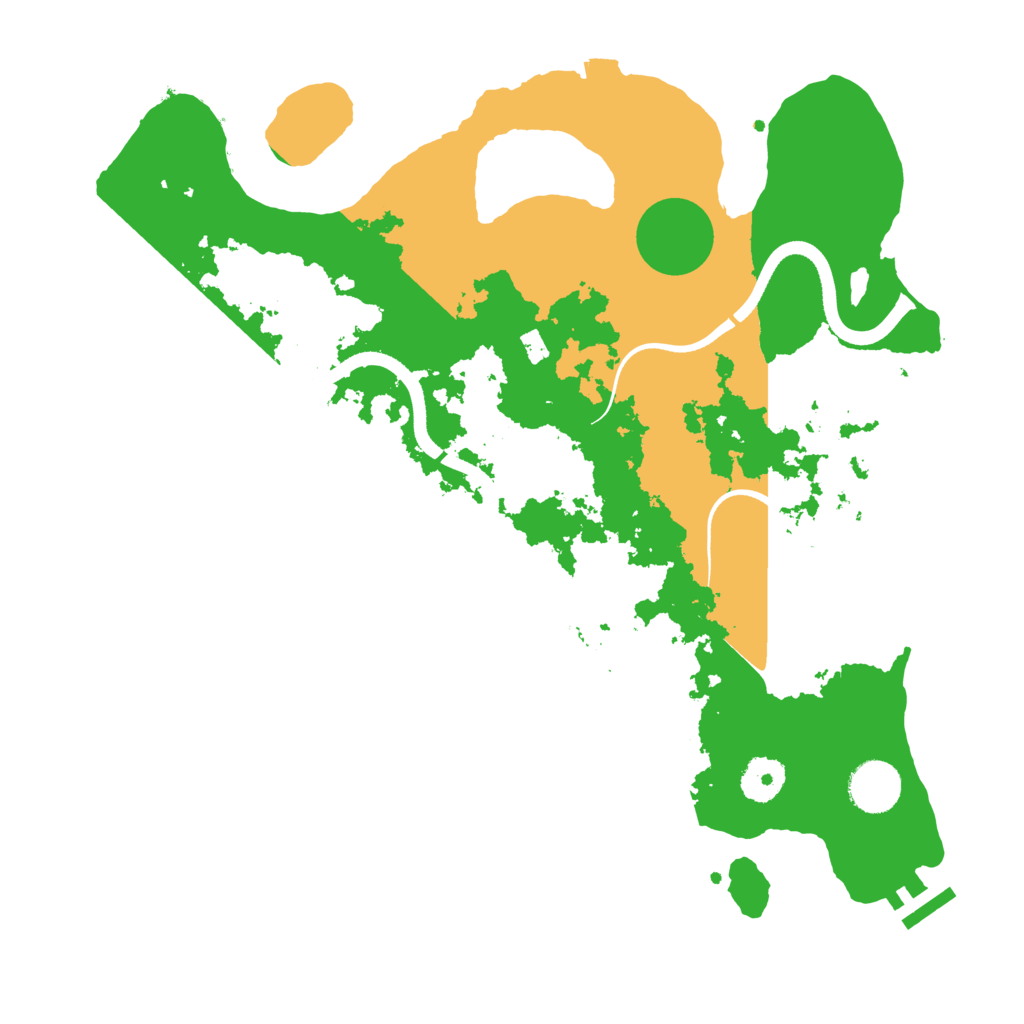 Biome Rust Map: Procedural Map, Size: 3500, Seed: 1293477413