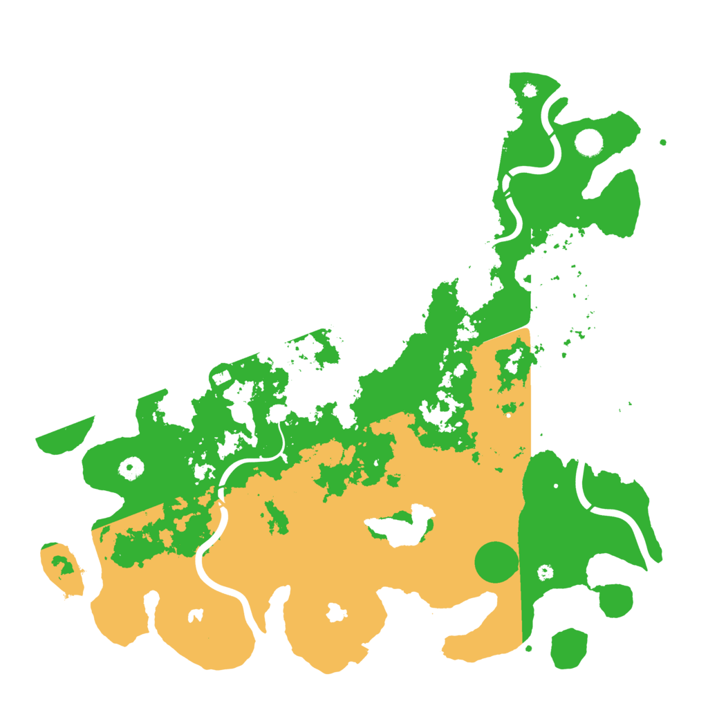Biome Rust Map: Procedural Map, Size: 4500, Seed: 22558238