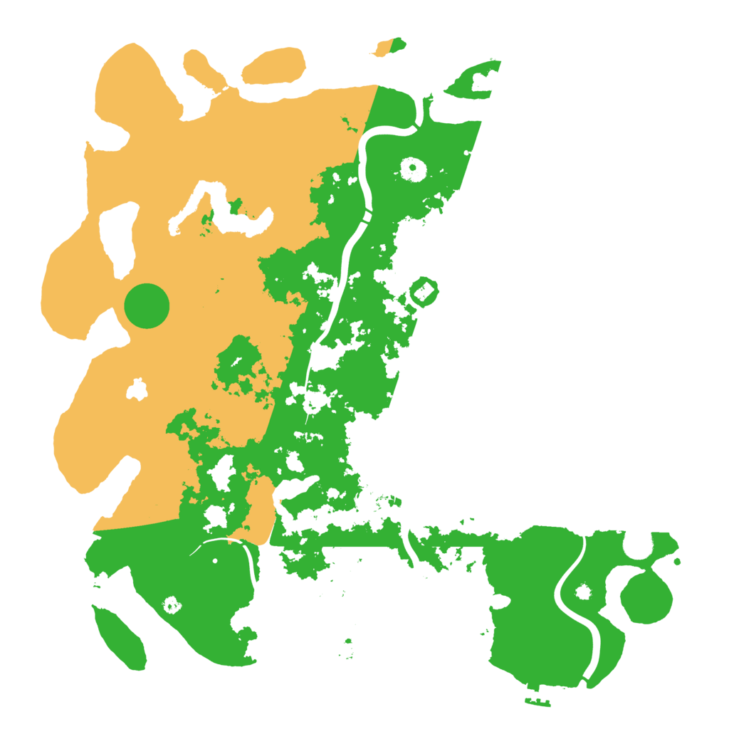Biome Rust Map: Procedural Map, Size: 4250, Seed: 128776543